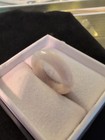 Handcrafted Size 9 Tangerine Quartz Polished Band Ring Artisan Custom