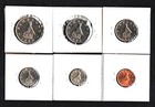 Zimbabwe 1980-1988 Set Of 6 Coins