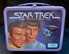 Vintage Star Trek Box   Thermos - Kirk Spock Enterprise Tv  1980  C-8 5 Awesome 