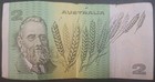  1984-89  Australia 2 Dollars P43e Signatures Johnston-fraser  Ksz330854 