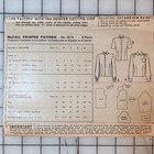 Vintage Original 1950s Mccalls Blouse Pattern Sz 20 Bust 38
