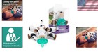 Comforting Cow-themed Soothie Snuggle Pacifier Holder With Detachable Toy