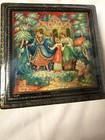 Vintage Russian Lacquer Box Featuring A Mstera Painting    the Snow Maiden    