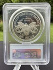 2001 P Proof Us Capitol Visitor Center Silver Dollar Pcgs Pr-69 Dcam