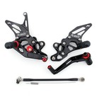 Rearset Rear Set Fit For Suzuki Gsxr Gsx-r 600 750 2006-2010 Black