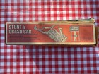 Vintage Ideal Evel Knievel Stunt  Crash Car  Working  Motorcycle Lot With Box