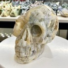 2 4lb Natural Agate Carved Crystal Skull Realistic Crystal Healing
