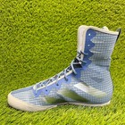 Adidas Box Hog 4 Mens Size 7 5 Metallic Gray Blue Outdoor Boxing Boots Shoes