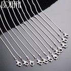 925 Sterling Silver 1 2mm Snake Chain Necklace 16-30  5 10pcs Bulk Lot Unisex