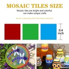 1000 Pcs Mosaic Tiles Glass Mosaic Tiles For Crafts Bulk Stained Mosaic Glass Pi
