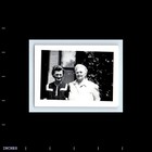 Old Vintage Photo Pair Duo Older Women Outside House Original Snapshot