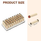 Letter Stamps Number Stamps  40pcs Vintage Wood Rubber Stamp Set  Black