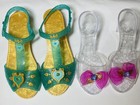 Bundle Lot Princess Play Dress Up Shoes Little Girls   Some Disney  assortment