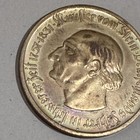 1923 German 10 000 Mark Notgeld Coin  Westphalia Province  Hyperinflation Era