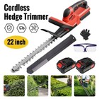 22inch Cordless Hedge Trimmer Cordless Electric Hedge Trimmer W 2  21v Battery