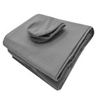 Spa Massage Table 100  Double Brushed Cotton Flannel Sheet Set 3 Pcs Gray Color 