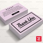 500 Thank You For Your Purchase Seller Business Cards 16pt Gloss Or Matte