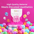 Assorted Rainbow Latex Balloons  100 Pack 12 Inch Round Helium Bright Color Ball
