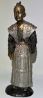 Large Japanese Antique Bronze Samurai Statue Shijo Kingo 17   