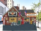 Motorcycle Harley Davidson Replica Shelf Sitter Ron Edelheiser Illusions Studios