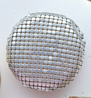 Vintage Lot Powder Compacts W mirror  Rouge Compartment  Silver Mesh  Mop