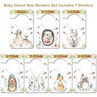 Baby Closet Size Dividers  Woodland Animal Clothes Organizer  Baby Closet 