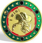 High Quality Challenge Skull Token  heads I Win Tails You Lose  Novelty Coin New