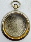 Antique 18 Size Dueber Open Face Pocket Watch Case Silverine Coin Edge Usa