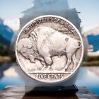 1935-p Buffalo Nickel Good    partial Date    Fast Free Shipping