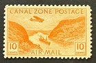 Travelstamps  Canal Zone Stamps Scott  c9  10 Cent Airmail Issue Mint Mnh Og