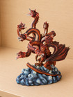 Seven Headed Hydra Dragon Statue Mythical Monster Fantasy Gothic Figurine