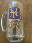 Set Of 4 1969 New York Mets World Series Champions Glass Beer Mug stein Vintage
