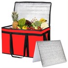 2 Pack 79l Insulated Food Delivery Bags Thermal Waterproof Pizza Bags For Cateri