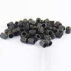 100 Pcs Plastic Car Tire Rim Valve Stems Wheel Tyre Air Caps Dust Cover Black Us