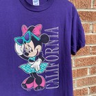 Vintage Disney Minnie Mouse Shirt Cartoon Disneyland California 90s Medium