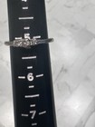 Silver Tone 3 Stone Ring 
