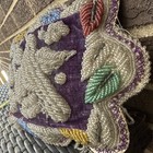 C 1800 s Beaded Native American Pillow Birds Intricate Thick 9 5    Dream Cushion