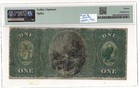 1865 Original  1 National Bank Note  Third Nb Of New York Ch  87 Pmg F-15 Splits