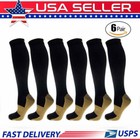 Compression Socks Medical Knee High Men Women 30-40 Mmhg Support Brace Stockings