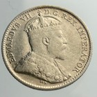 1910 Pointed Leaves Canada Small Five Cents Circulated 5 Silver Coin Ngs010