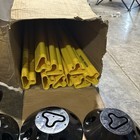 Lot Of 10 New Pexco Fg300 36  Traffic Channelizer Post Base   Pins Polyethelene