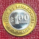Bimetal High Grade Bu Ficha De Lavacoches Car Wash One Dollar Token-mar795