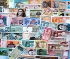 100 Pcs Different World Banknotes Paper Money Foreign 50 Countries Currency Gift