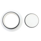 Heavy Duty Pvc Body Universal Disposal Stopper And Flange White Finish
