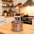 Meatball Maker Mold Tool New Manual Press Stainless Steel Meatball Making Maker