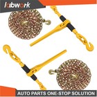 Labwork 2 Pcs G80 Chain Bundle Kit 5 16 -3 8  Ratchet Binder 7100lb W 20ft Chain