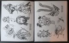 Sailor Moses 1986 Traditional Vintage Tattoo Flash  50 Sheets In Portfolio Book