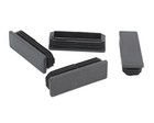 1  X 3  Rectangular Tubing Plugs     Black Hdpe Pipe Inserts Snap-in Tube End Caps