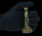 Ancient Egyptian Antiquities Cat Goddess Bastet Statue Pharaonic Figurine Bc