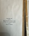 Indiana Monitor And Freemason   s Guide - 1947 Pocket Size Hardback Book
